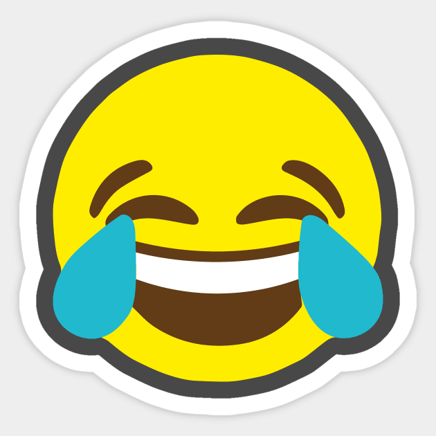 Laugh Sticker by tjfdesign